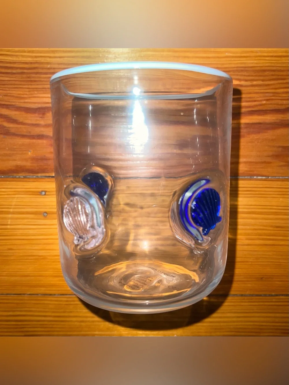 damaged ANTHROPOLOGIE Icon Seashell Glass